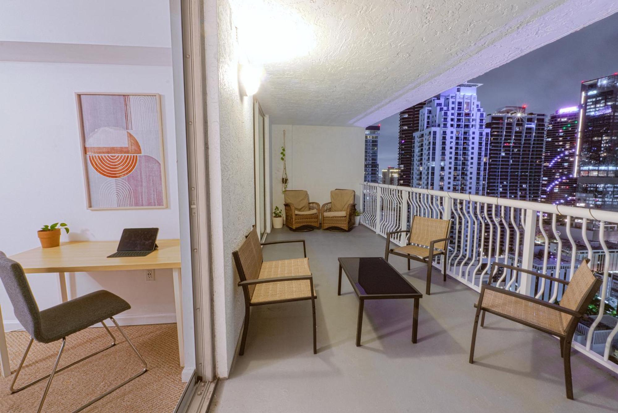 4 Bed Full Condo In Miami With Skyline & Sea View Eksteriør billede